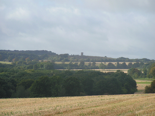 View across the fields to Mickleton